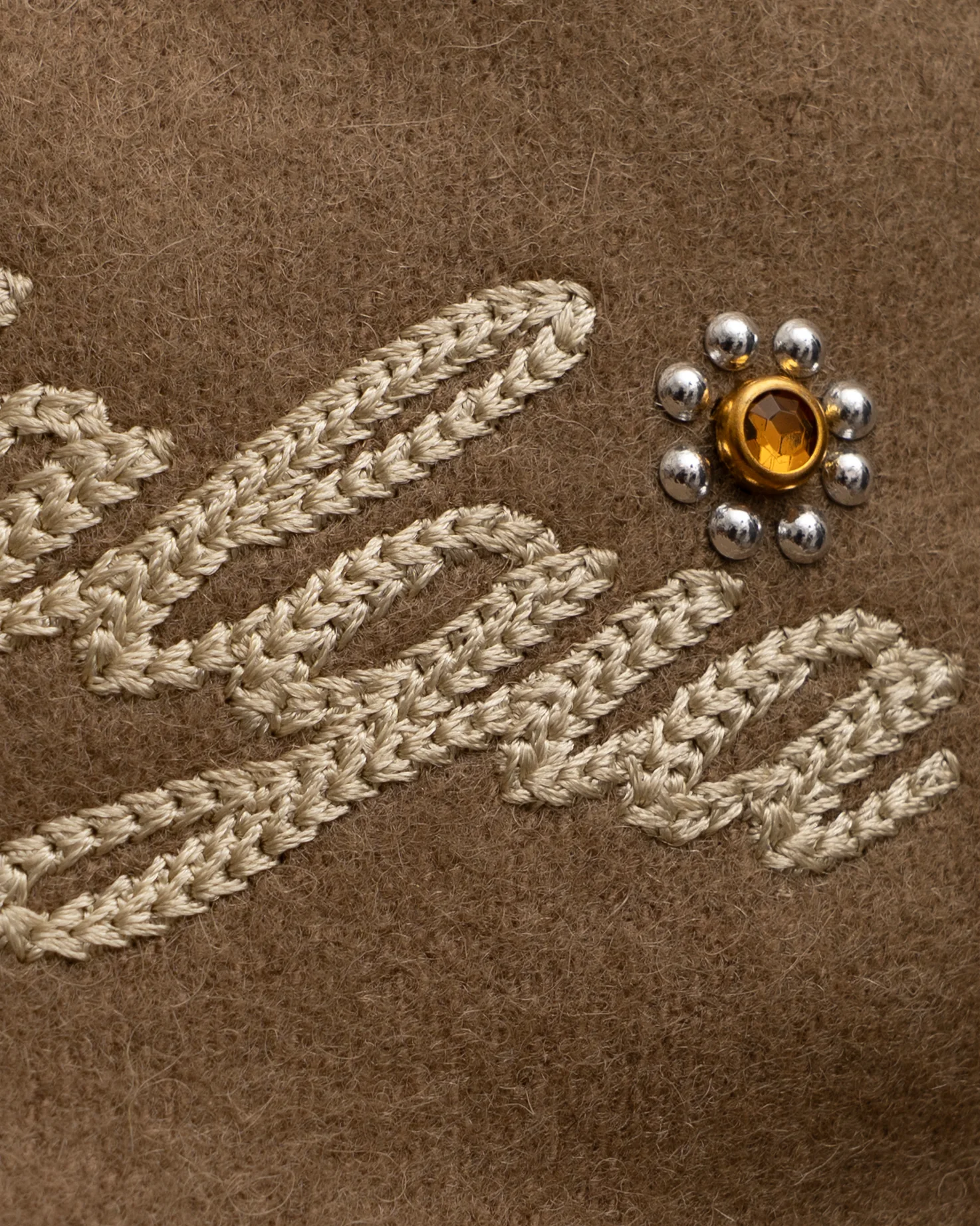 SAND GEMSTONE WOOL CAP - Image 3